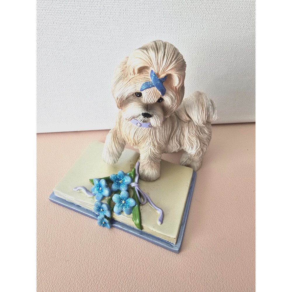 Pretty In Purple Shih Tzu Collection Figurine